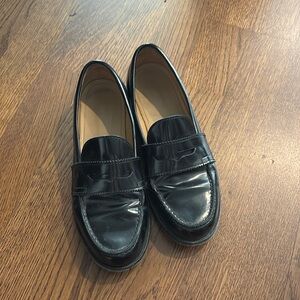 & other stories black penny loafers